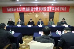 <strong>我院成功举办早期肺癌的诊断和胸腔镜手术治疗研讨会</strong>