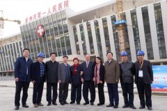 参观市一院新院吴孟超院士连说“好”