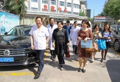 省卫健委检查组莅临我院进行感染防控和医院废物督导检查