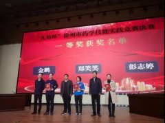 喜讯！市一院药学部郑笑笑获得徐州市药学技能实践竞赛一等奖