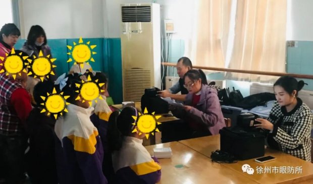 徐州一院眼防所赴空军勤务学院蓝天幼儿园开展视力筛查公益活动